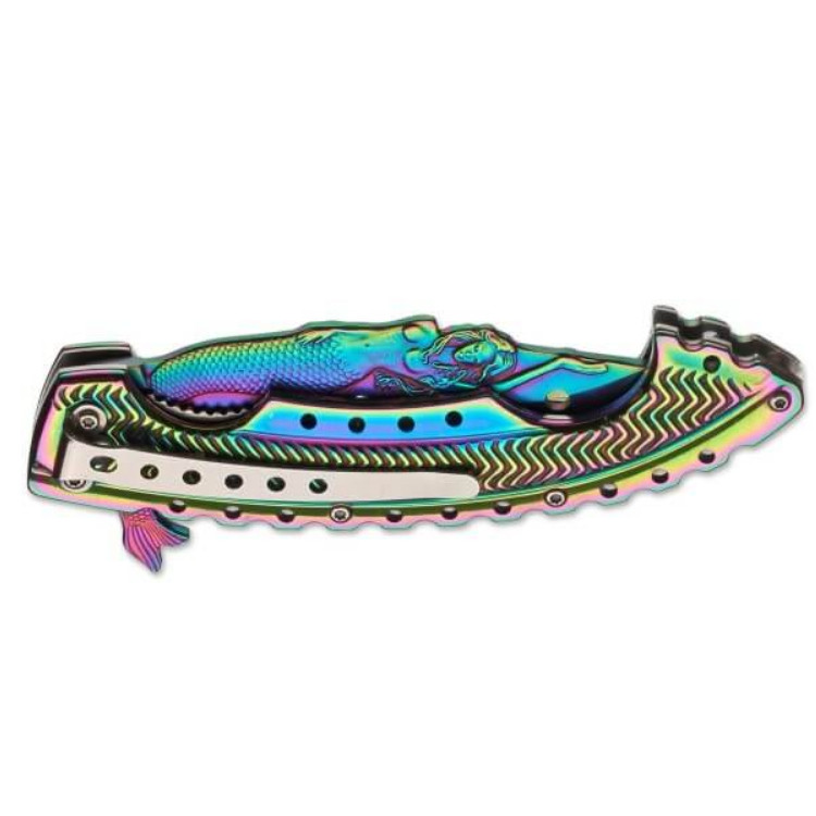Boker Rainbow Mermaid - 440A / Linerlock - Image 2